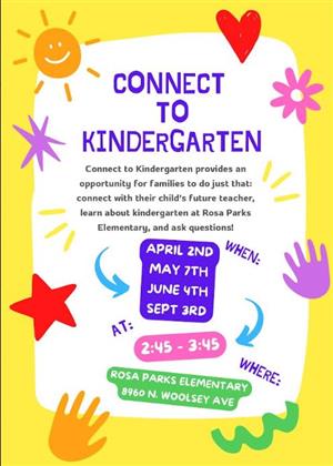 Connect to Kindergarten Dates 